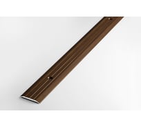 Порог прямой алюминиевый декоративный (25 мм, 1,8 м, Венге) ЛУКА 00000001345