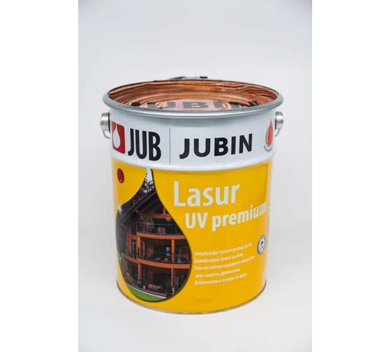 Декоративная защита древесины JUB IN LASUR UV PREMIUM 0.75л, №11 белый 12450 1