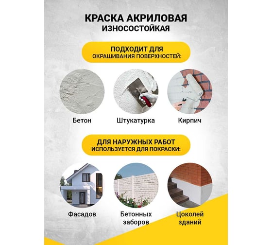 Водно-дисперсионная фасадная краска MASTERFARBE (атмосферостойкая; белая; 14 кг) 4631159427606