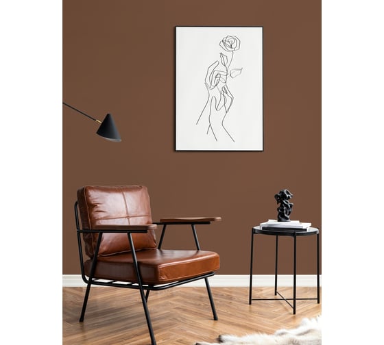 Краска интерьерная моющаяся BRAITON paint Премиум ВД 4 кг, цвет Бледно-коричневый RAL 8025 kraskavdpremiumbraiton80254