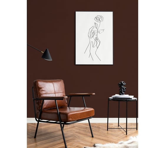 Краска ВД интерьерная моющаяся BRAITON paint BRAITON Премиум 6 кг, цвет Шоколадно-коричневый, RAL 8017 kraskavdpremiumbraiton80176