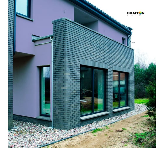 Краска ВД фасадная BRAITON paint BRAITON Премиум Сверхпрочная 1,3 кг, цвет Сиреневый (Tikkurila J 346) kraskavdfasadpremiumbraitonJ3461,3