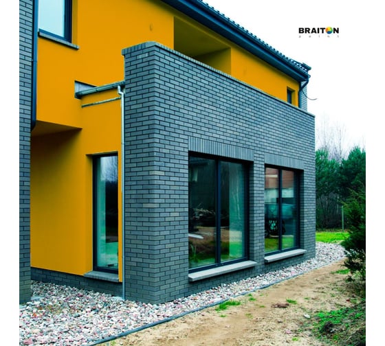 Краска ВД фасадная BRAITON paint BRAITON Премиум Сверхпрочная 12 кг, цвет Кукурузно-желтый, RAL 1006 kraskavdfasadpremiumbraiton100612