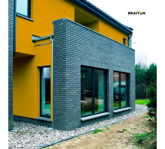 Краска ВД фасадная BRAITON paint BRAITON Премиум Сверхпрочная 12 кг, цвет Желтый нарцисс, RAL 1007 kraskavdfasadpremiumbraiton100712
