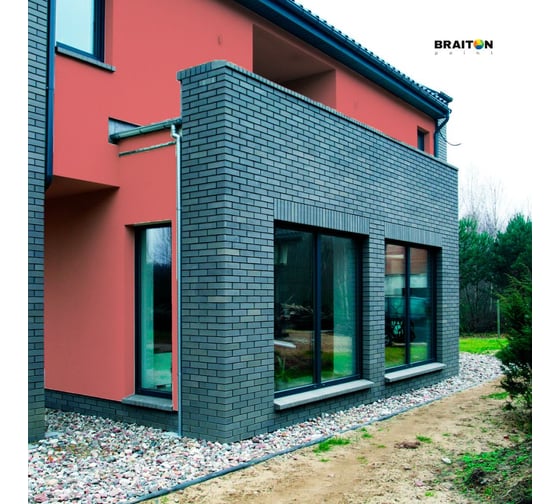 Краска ВД фасадная BRAITON paint BRAITON Премиум Сверхпрочная 12 кг, цвет Розовый антик, RAL 3014 kraskavdfasadpremiumbraiton301412