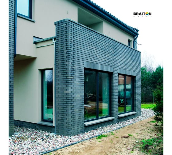 Краска ВД фасадная BRAITON paint BRAITON Премиум Сверхпрочная 14 кг, цвет Телегрей 4, RAL 7047 kraskavdfasadpremiumbraiton704714