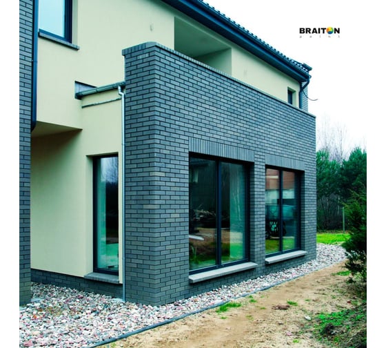 Краска ВД фасадная BRAITON paint BRAITON Премиум Сверхпрочная 14 кг, цвет Светло-серый, RAL 9002 kraskavdfasadpremiumbraiton900214