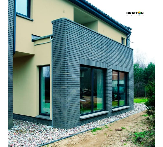Фасадная краска BRAITON paint Премиум ВД, сверхпрочная, 3 кг, цвет Светлая Слоновая кость, RAL 1015 kraskavdfasadpremiumbraiton10153