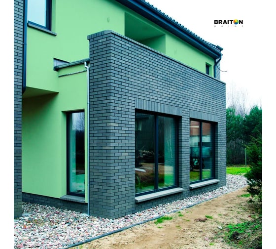 Фасадная краска BRAITON paint Премиум ВД, сверхпрочная, 5 кг, цвет Бело-зелёный, RAL 6019 kraskavdfasadpremiumbraiton60195