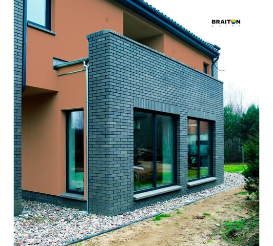 Фасадная краска BRAITON paint Премиум ВД, сверхпрочная, 5 кг, цвет Бежево-красный, RAL 3012 kraskavdfasadpremiumbraiton30125