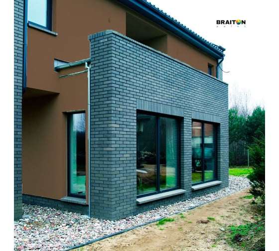 Фасадная краска BRAITON paint Премиум ВД, сверхпрочная, 6 кг, цвет Бледно-коричневый, RAL 8025 kraskavdfasadpremiumbraiton80256