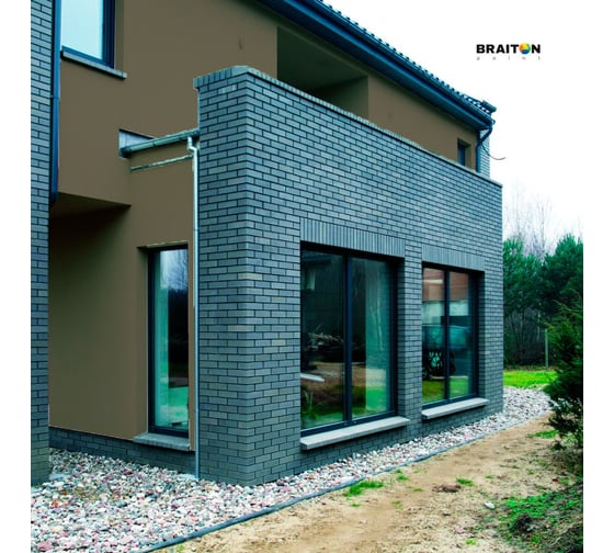 Фасадная краска BRAITON paint Премиум ВД, сверхпрочная, 6 кг, цвет Бежево-серый, RAL 7006 kraskavdfasadpremiumbraiton70066