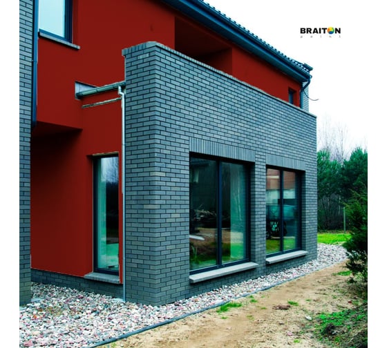 Фасадная краска BRAITON paint Премиум ВД, сверхпрочная, 6 кг, цвет Коричнево-красный, RAL 3011 kraskavdfasadpremiumbraiton30116