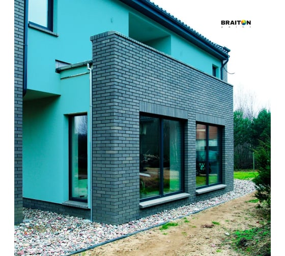 Фасадная краска BRAITON paint Премиум ВД, сверхпрочная, 7 кг, цвет Голубой (Tikkurila H 360) kraskavdfasadpremiumbraitonH3607