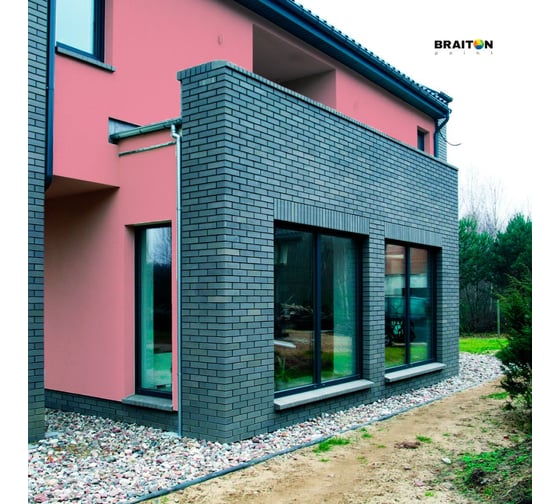 Фасадная краска BRAITON paint Премиум ВД, сверхпрочная, 7 кг, цвет Розовый (Tikkurila J 336) kraskavdfasadpremiumbraitonJ3367