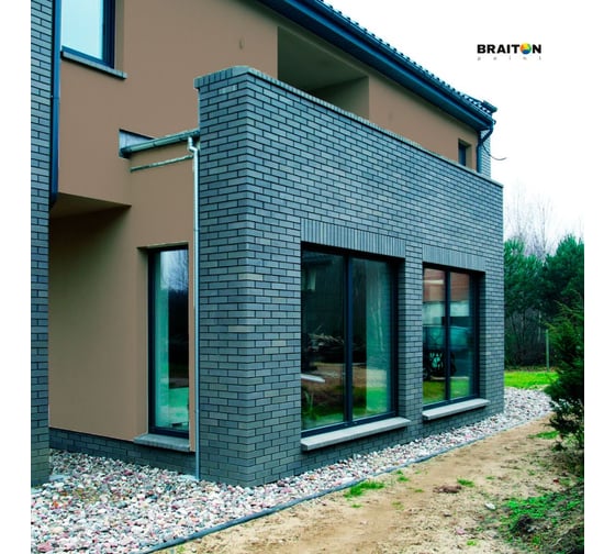 Фасадная краска BRAITON paint Премиум ВД, сверхпрочная, 7 кг, цвет Коричневый (Tikkurila K 482) kraskavdfasadpremiumbraitonK4827