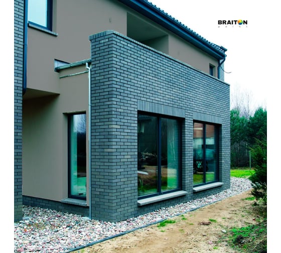 Фасадная краска BRAITON paint Премиум ВД, сверхпрочная, 7 кг, цвет Телегрей 1, RAL 7045 kraskavdfasadpremiumbraiton70457