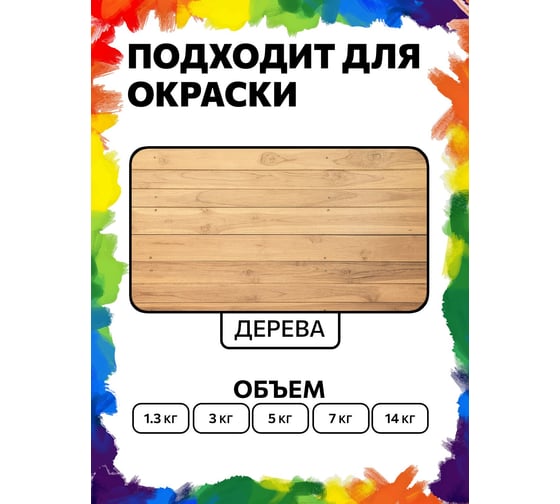 Пропитка антисептическая акриловая BRAITON paint для древесины, лессирующая биозащита, 10 кг, цвет Вишня pb810