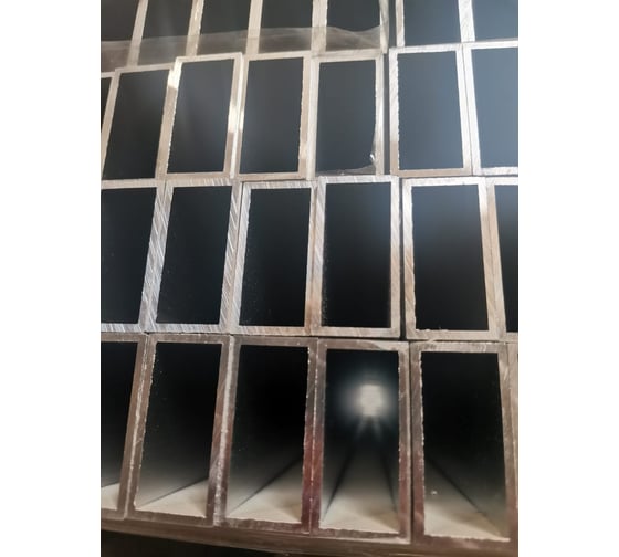 Труба прямоугольная алюминиевая Диал 2000x20x40x3 мм, 3 штуки в комплекте 4687206760998