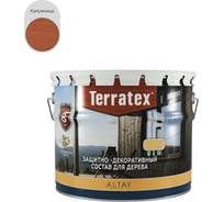 Деревозащитный декоративный состав ТЕРРАТЕКС ALTAY ULTRA Калужница, 2,25кг / 3л /4 ЭК000145668