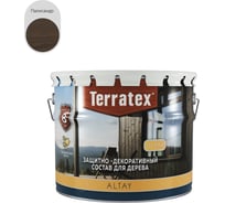 Деревозащитный декоративный состав ТЕРРАТЕКС ALTAY ULTRA Палисандр, 2,25кг / 3л /4 ЭК000145664