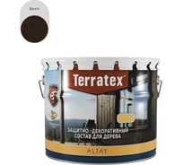 Деревозащитный декоративный состав ТЕРРАТЕКС ALTAY ULTRA Венге, 2,25кг / 3л /4 ЭК000145670