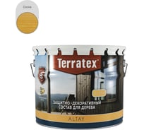 Деревозащитный декоративный состав ТЕРРАТЕКС ALTAY ULTRA Сосна, 2,25кг / 3л /4 ЭК000145671