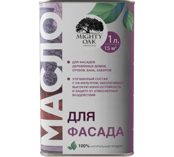 Масло для фасада Mighty Oak 1 л MO120