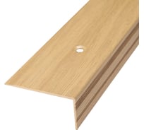 Порог-угол Трибатрон АЛ-267 1, 00м, декор под дерево ДУБ, комплект 2 шт 88875