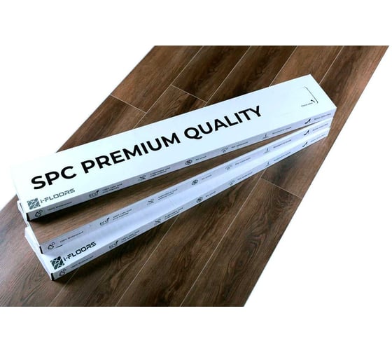 Кварцвиниловый SPC ламинат I-FLOORS Chamfer 4v Дуб Менинди 685323467