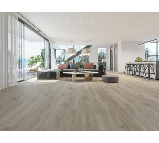 Кварцвиниловый SPC ламинат I-FLOORS Basic Дуб Линдерхоф 685323337