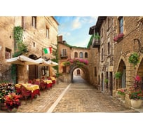 Обои АртПолиграф Milan Итальянский ресторанчик, 200х135 см M 6183