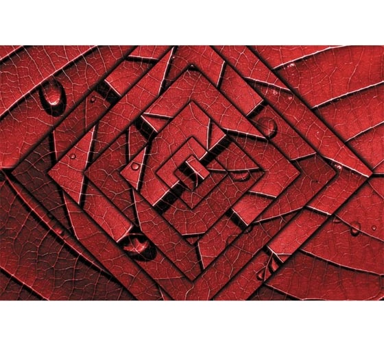 Обои АртПолиграф Milan Красные ромбы, 200х135 см M 614