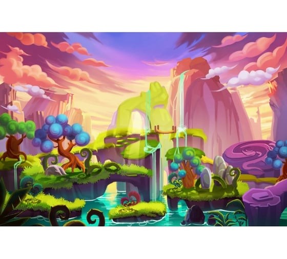 Обои АртПолиграф Milan Мир фантазии, 200х135 см M 6021 1