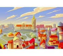 Обои АртПолиграф Milan Город игрушек, 200х135 см M 6014