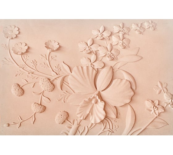 Обои АртПолиграф Milan Барельеф Орхидея, 200х135 см M 6178 1