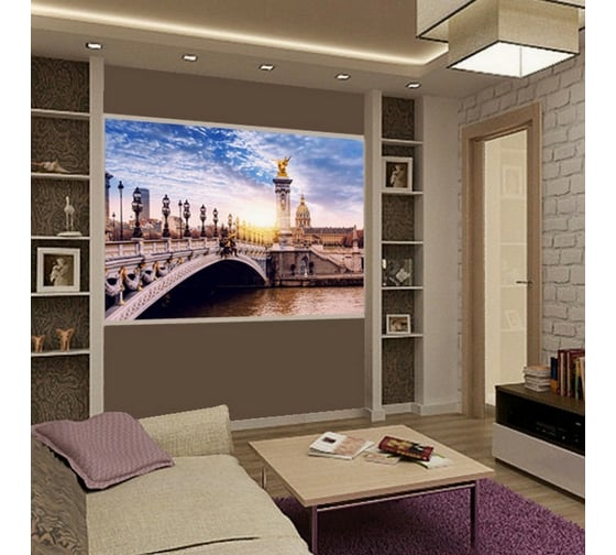 Обои АртПолиграф Milan Александровский мост мира в Париже, 200х135 см M 697
