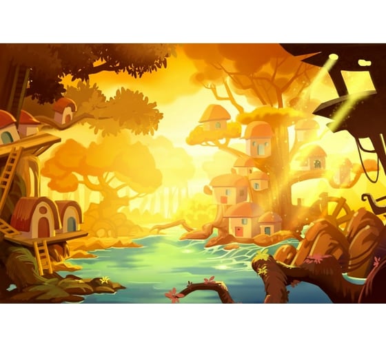 Обои АртПолиграф Milan Солнечный дом, 200х135 см M 6026 1