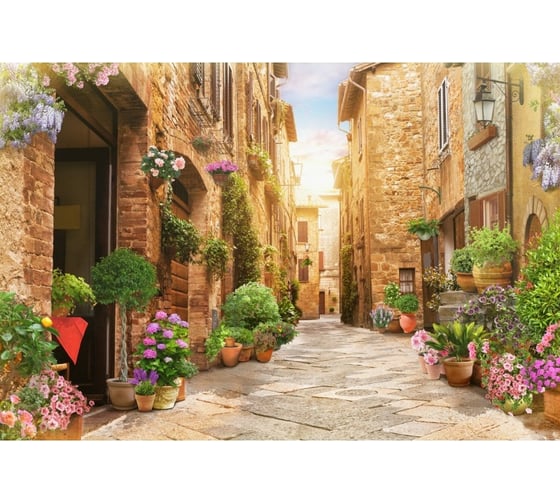 Обои АртПолиграф Milan Улочка радости, 200х135 см M 689 1