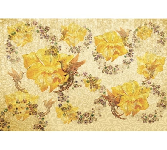 Обои АртПолиграф Milan Цветочный танец, 200х135 см M 655 1