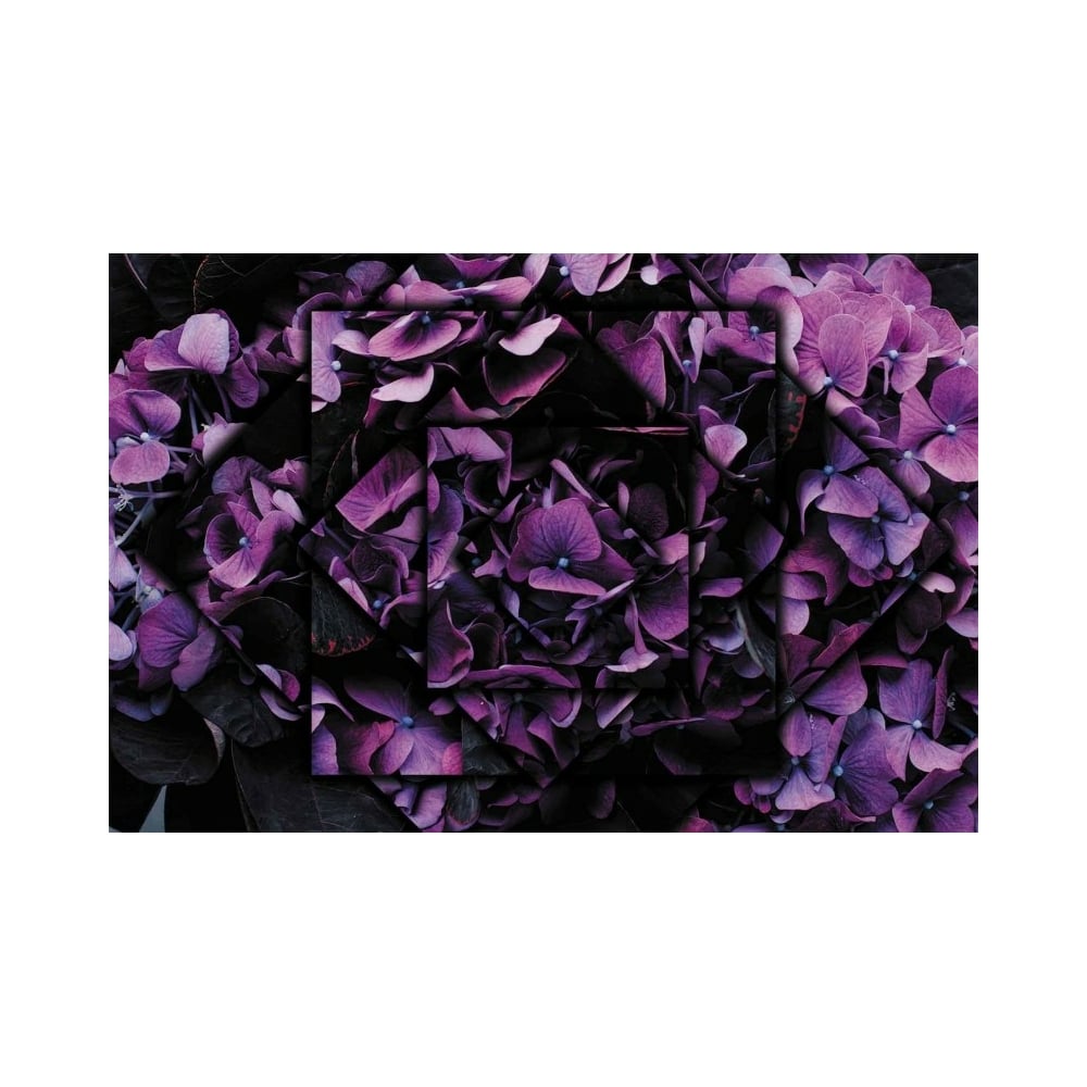 Обои АртПолиграф Milan Фиалковая геометрия, 200х135 см M 616 - выгодная ...