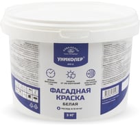 Краска для фасадов УНИКОЛЕР PFF-3 белый 761469