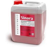 Пропитка для защиты древесины от огня и биопоражения Sinara ОГНЕБИОЩИТ-1, первая группа огнезащитной эффективности, 5л SP 022