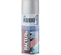 Аэрозольная краска в баллончике KUDO быстросохнущая акриловая универсальная пастельная серая KU-A105