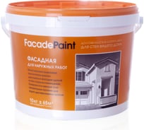 Краска фасадная ЗАО Декарт Facadepaint 10кг 25687