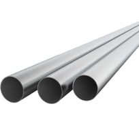 Труба круглая алюминиевая Диал 2000 мм х 16мм x 1.5 мм, 3 штуки в комплекте 4687206814813
