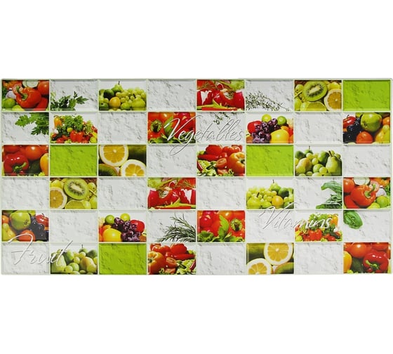 Панель ПВХ Плитка Натюрморт GRACE (10 шт, 960х480 мм) УТ000033431 1