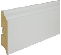Плинтус МДФ GRACE Смартпрофайл Пеинт 82 82 мм 2,4 м, белый под покраску УТ000014544