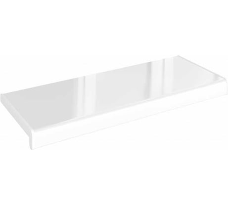 Подоконник Crystallit Кристаллит, белый глянцевый, 1600x300 мм, 01.04.096.1600.300