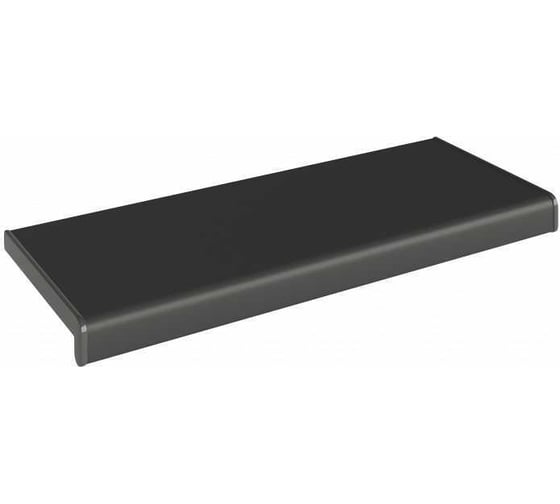 Crystallit Подоконники Кристаллит, антрацит серый матовый, 1900x250 мм, 01.04.070.1900.250